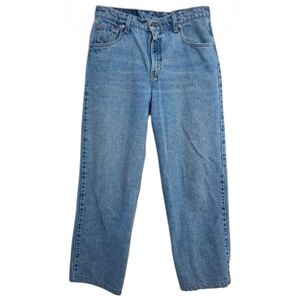VINTAGE Levi's 565 Made in USA 1996 Loose Fit Wide Leg Jeans Blue Denim Size 11